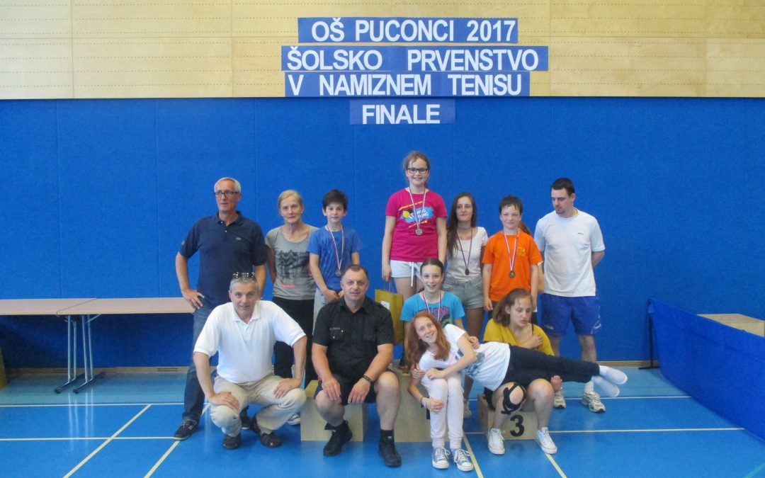 Državno šolsko prvenstvo v namiznem tenisu 2017 – Maj Guček 3. mesto!
