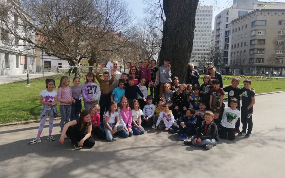 Tretješolci v Narodni galeriji in Hiši otrok in umetnosti