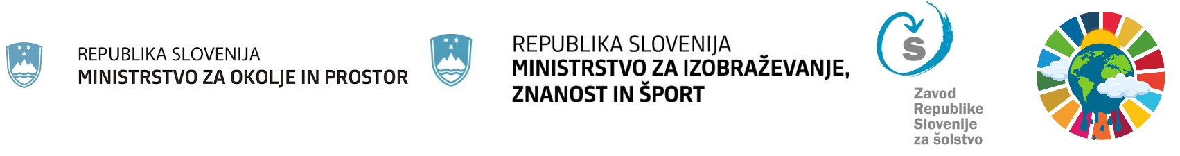 Logotipi - Podnebne spremembe v vzgoji in izobraževanju